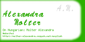 alexandra molter business card